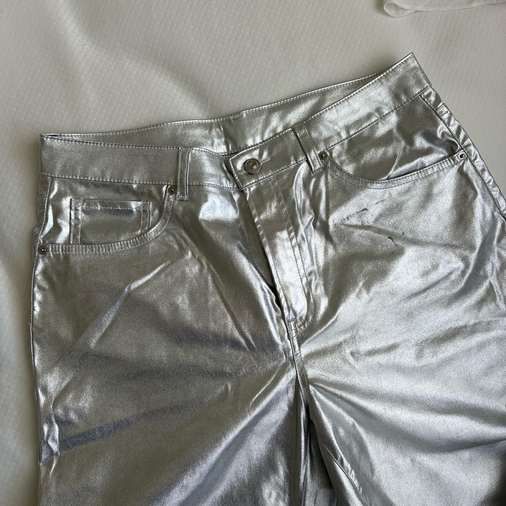 Metallic pants